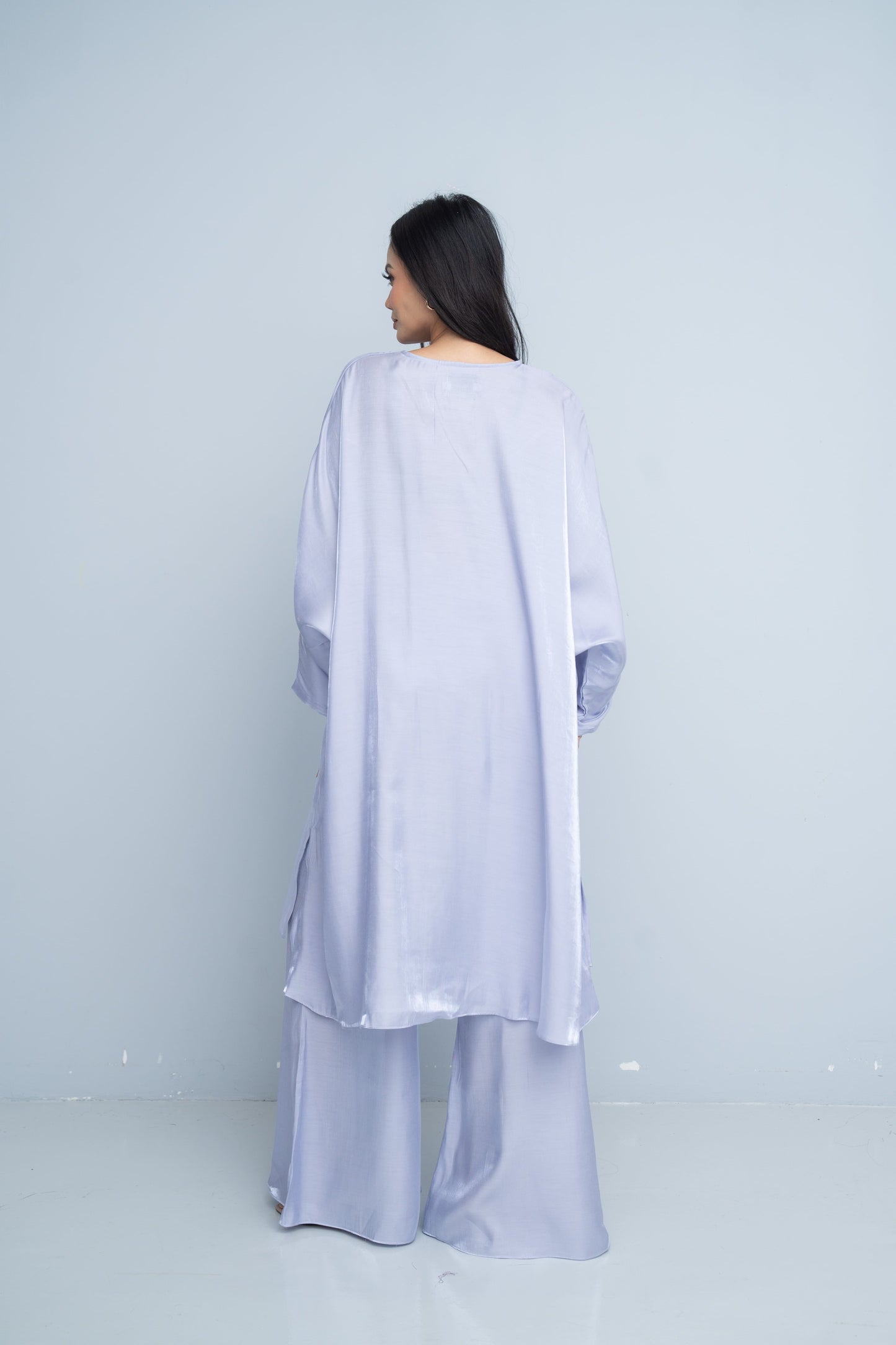 Tunic with Palazzo Pants - Purple