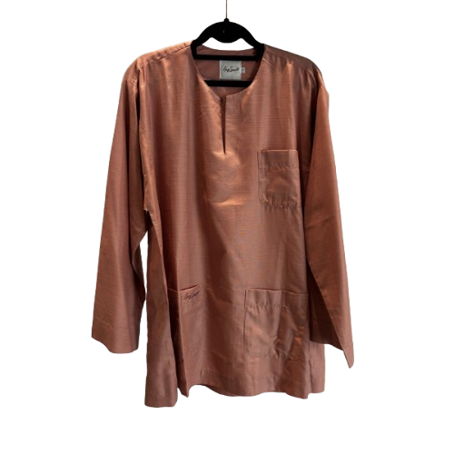 Baju Melayu Old Johore - Dusty Pink (Top)