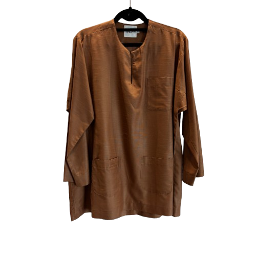 Baju Melayu Old Johore - Brown (Top)