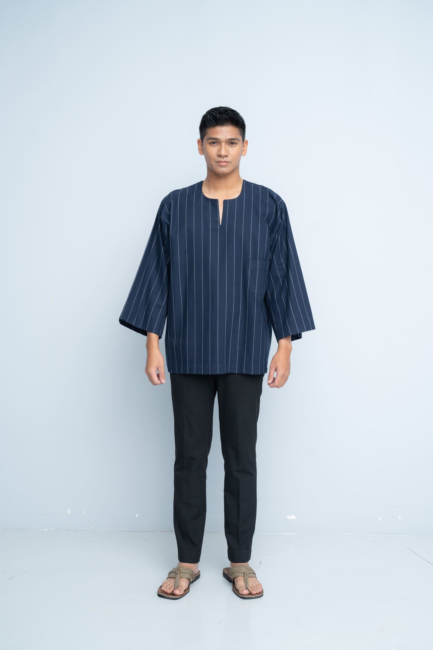 Stripes Kurts - Navy Blue