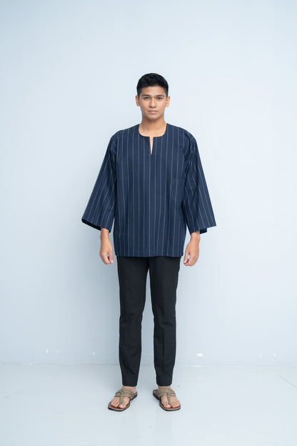 Stripes Kurts - Navy Blue