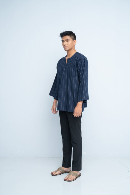 Stripes Kurts - Navy Blue