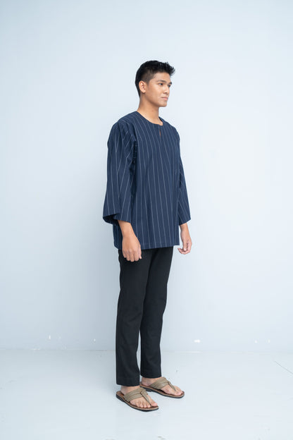 Stripes Kurts - Navy Blue