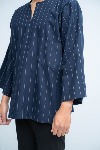 Stripes Kurts - Navy Blue