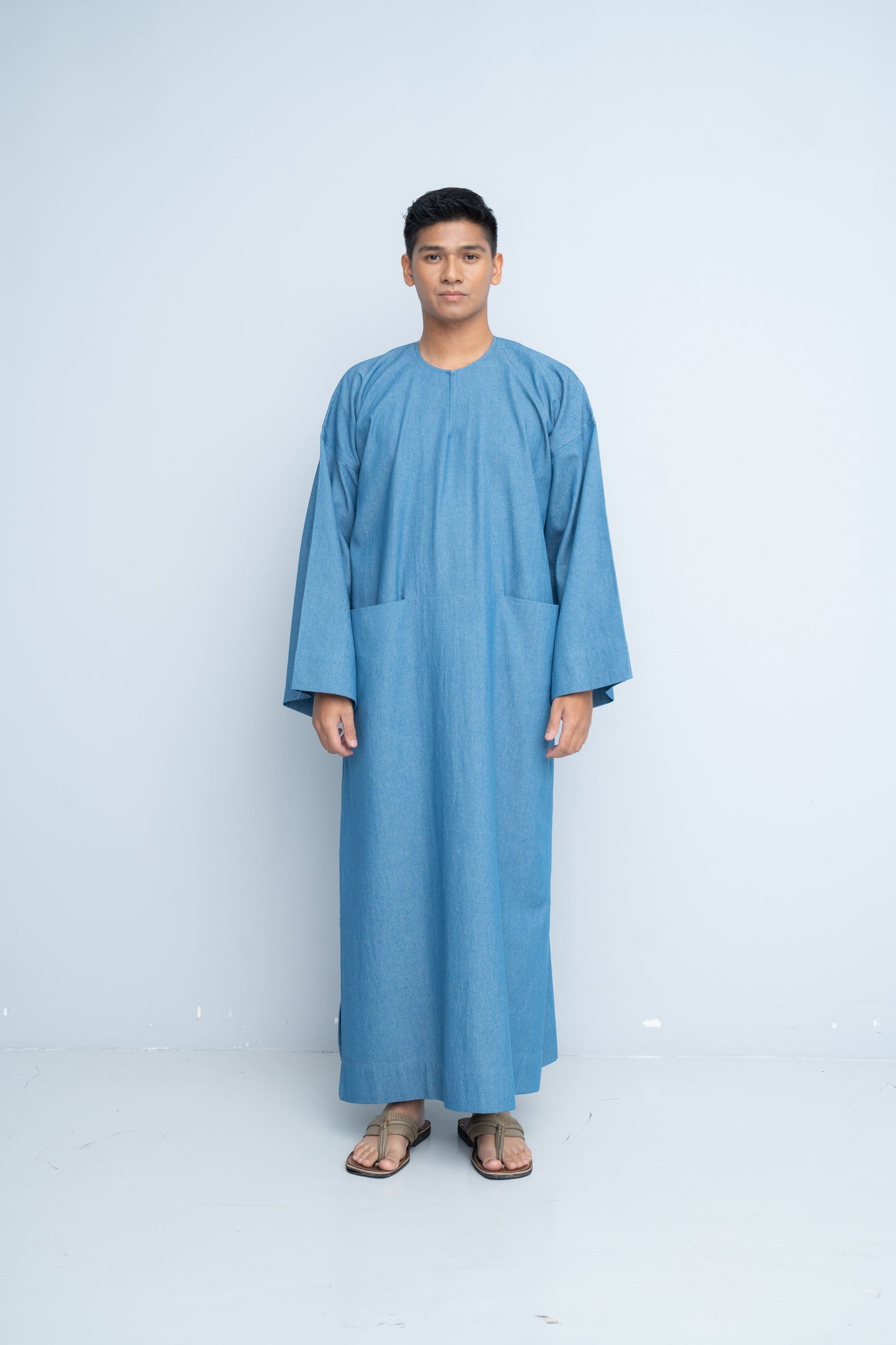 THOBE DENIM - Mid-Blue