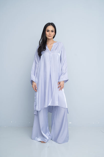 Tunic with Palazzo Pants - Purple