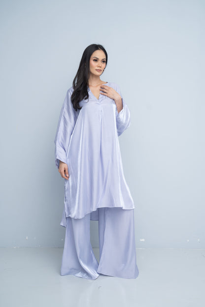 Tunic with Palazzo Pants - Purple