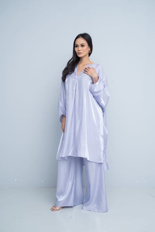 Tunic with Palazzo Pants - Purple