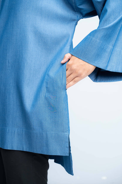 KURTS DENIM- Mid-Blue
